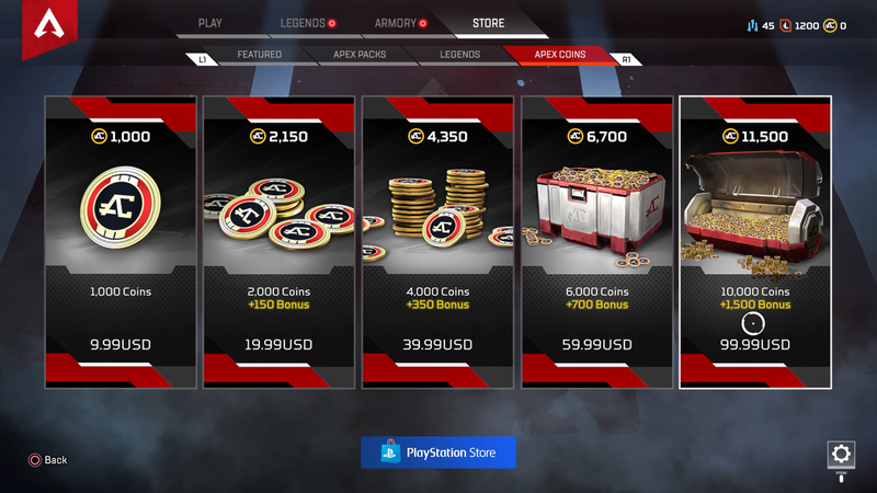 Illustration for article titled How Apex Legends’ Microtransactions Work